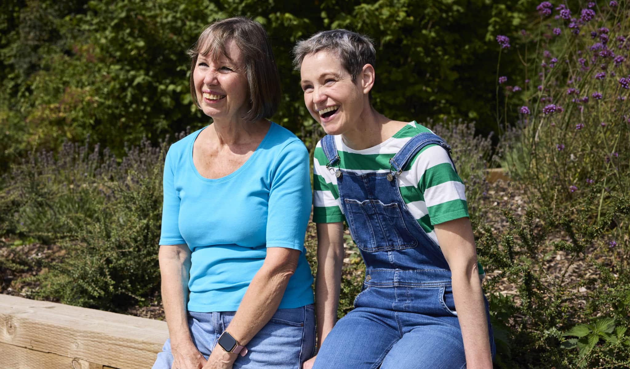 A photo of Katie with her mother.
