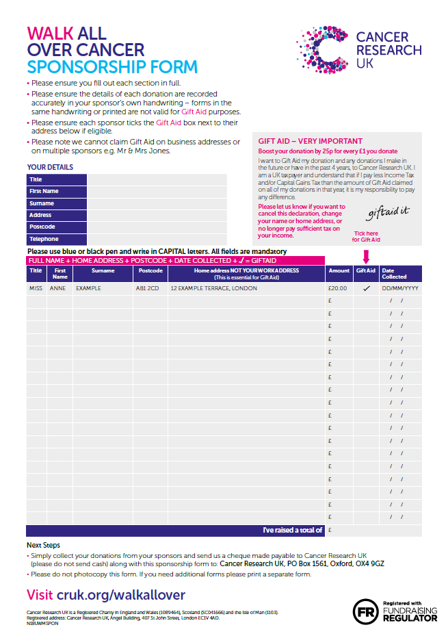 Walk All Over Cancer Fundraising Ideas Cancer Research UK walk-all-over-cancer-fundraising-ideas-cancer-research-uk