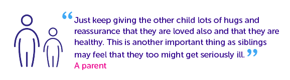 Quotes from parents - lots of hugs.