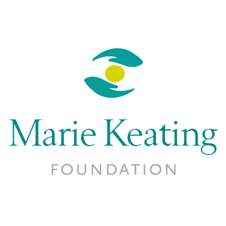 The logo of the Marie Keating Foundation.