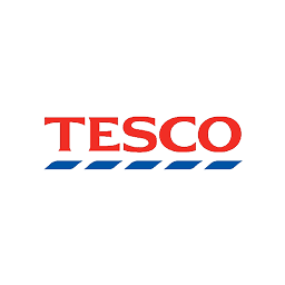 The Tesco logo in colour.