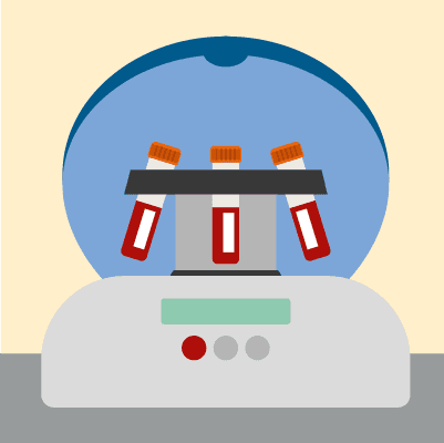 An illustration of a centrifuge.