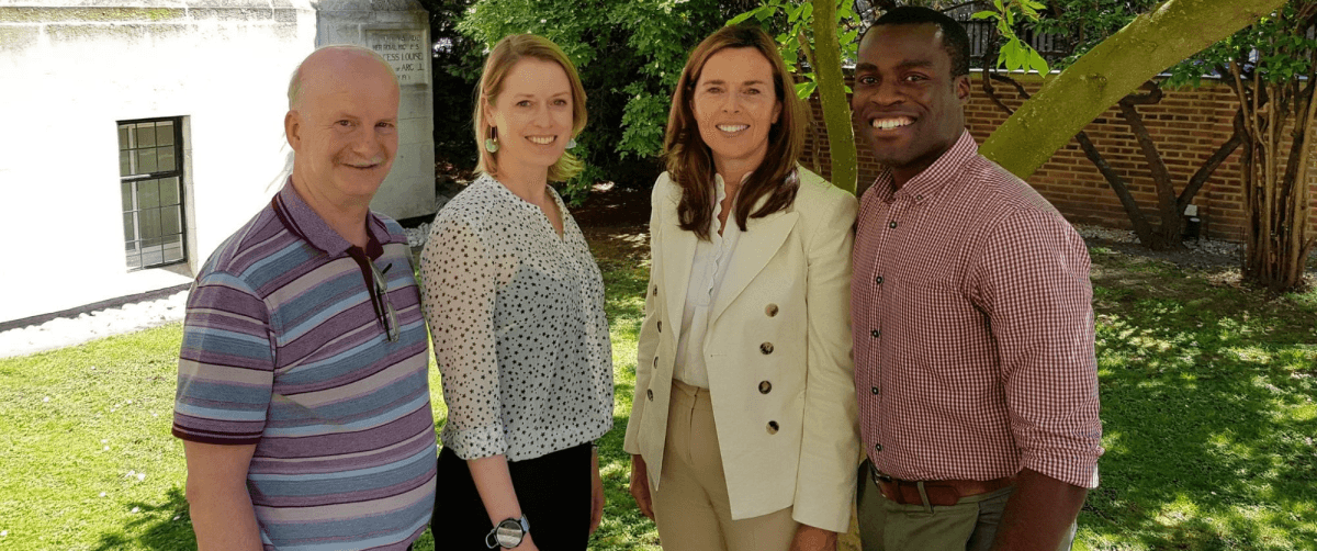 Mike with PPV Chair NCP Director CP PPIE manager in 2019.