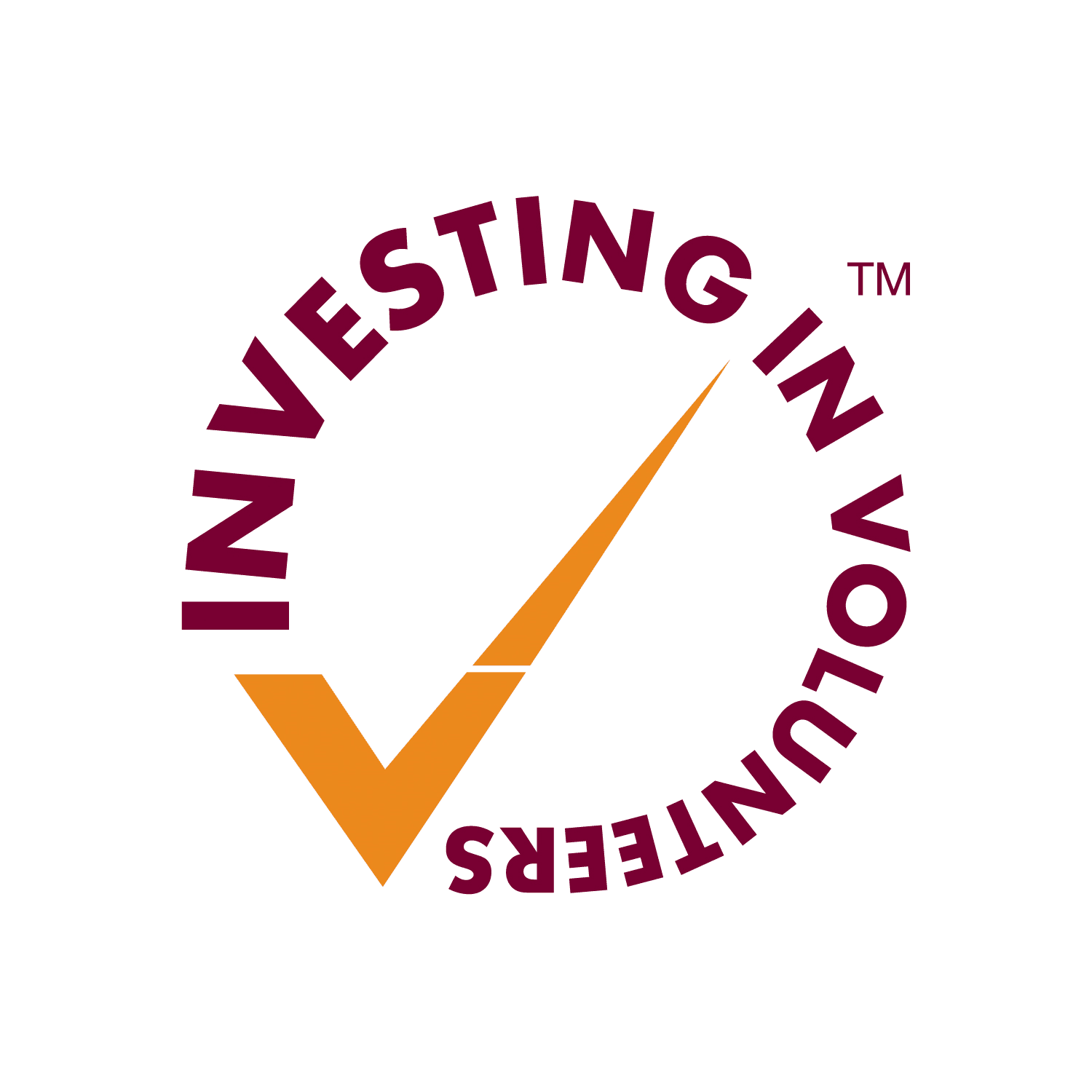 Investing in Volunteering logo approved for volunteering webpages.