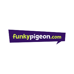 The Funky Pigeon partner logo in colour.