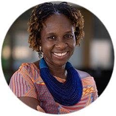 Headshot of CRUK Trustee Teye.