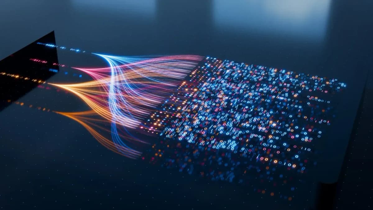 Data points on graphic.