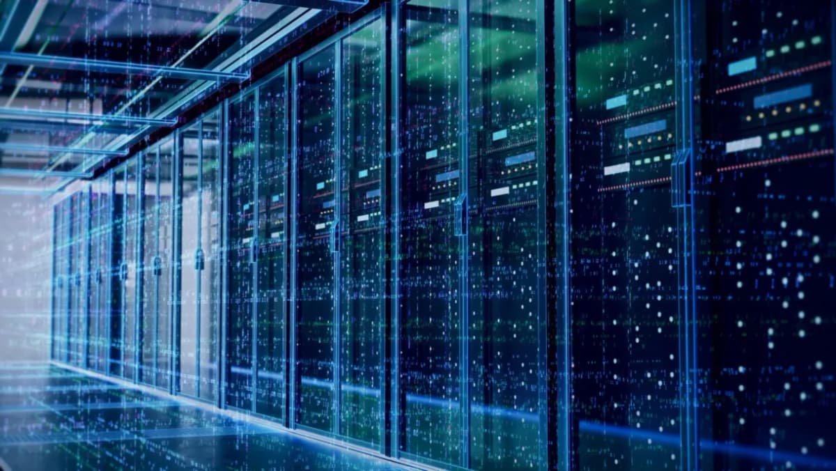 Data centre storage units.