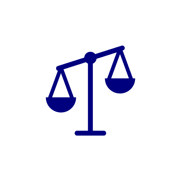 An icon of a scale.