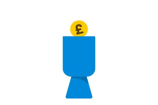CRUK RelayForLife donation illustration.