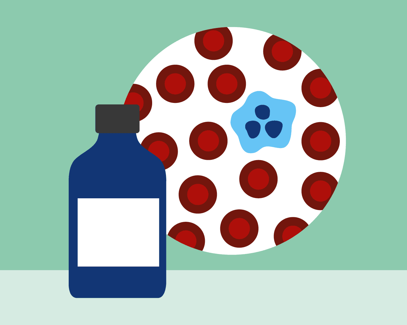 Staining kit illustration CRUK.