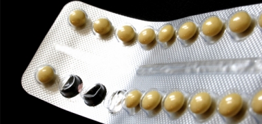 A packet of contraceptive pills