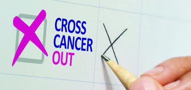 Cross cancer out logo