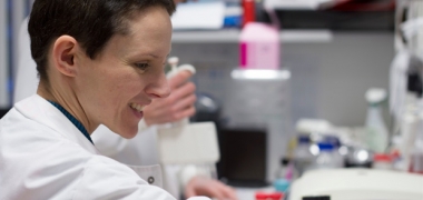 Scientist working in a lab