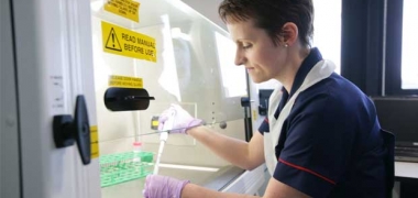 Researcher in a lab