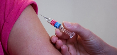 A person receiving a vaccine