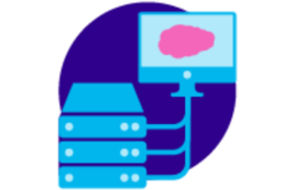 Illustration of a brain on a computer screen