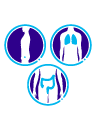 Icon of big 3 cancers for male