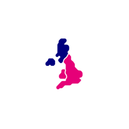 UK map highlighting England and Wales