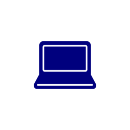 Navy laptop icon
