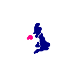 UK map highlighting Northern Ireland