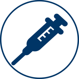 ICBP icon of a syringe.