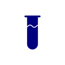 navy icon of a test tube