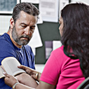 Photo of Doctor and patient