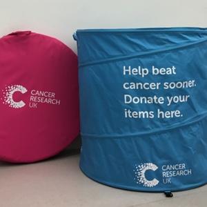 Pop-up donation station