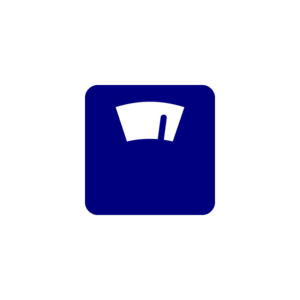 navy icon of scales 