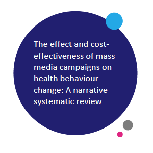 The effect and cost-effectiveness of mass media campaigns on health behaviour change: A narrative systematic review