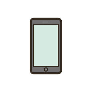 Illustration of a mobile phone