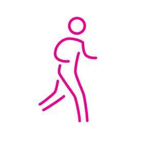 Running person icon