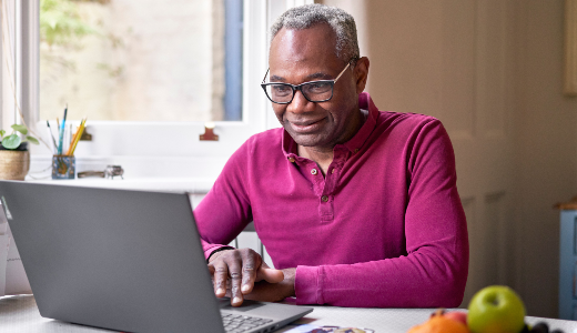 Man on laptop
