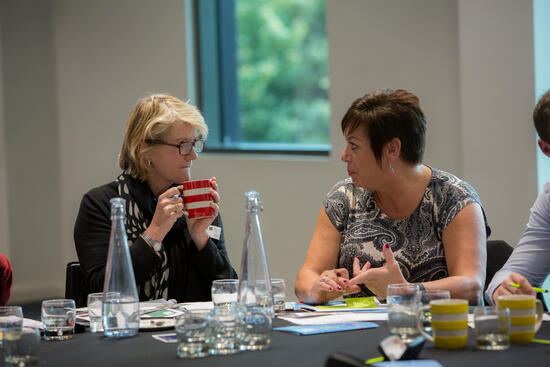 Attendees at a workshop