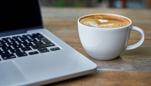 laptop and coffee