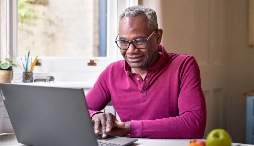 man on laptop