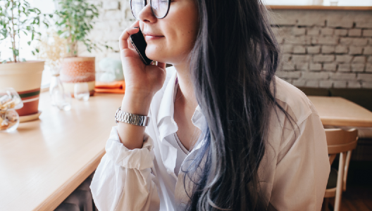 talking on the phone