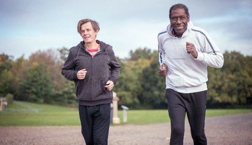 men running