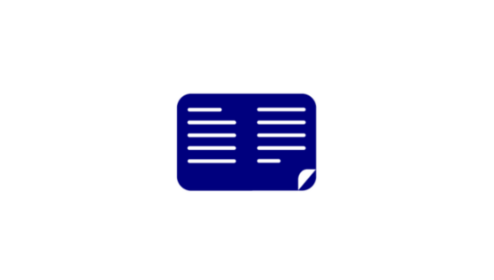 Navy icon of open notebook Navy icon of open notebook