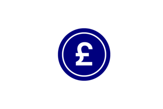 Navy icon of pound coin