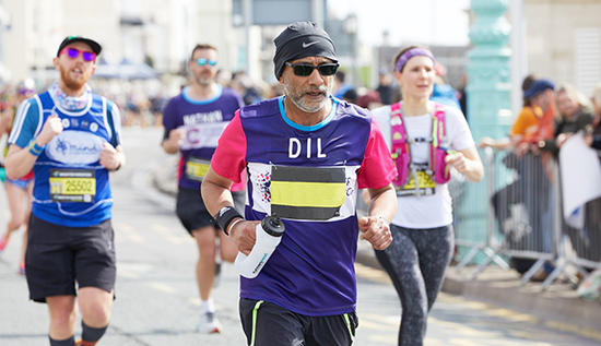 Man running 10k