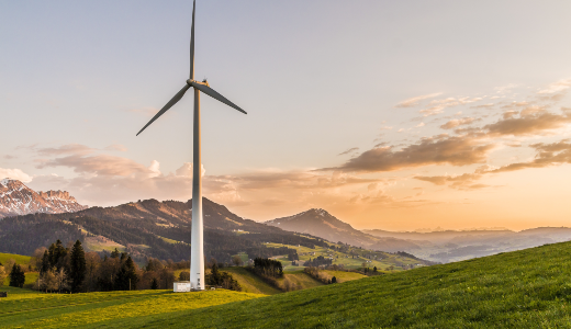 wind turbine in the UK