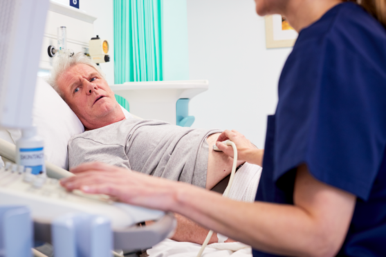 Image of a patient having a scan