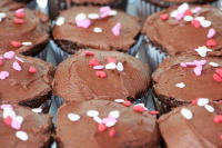 Get baking A row of cakes