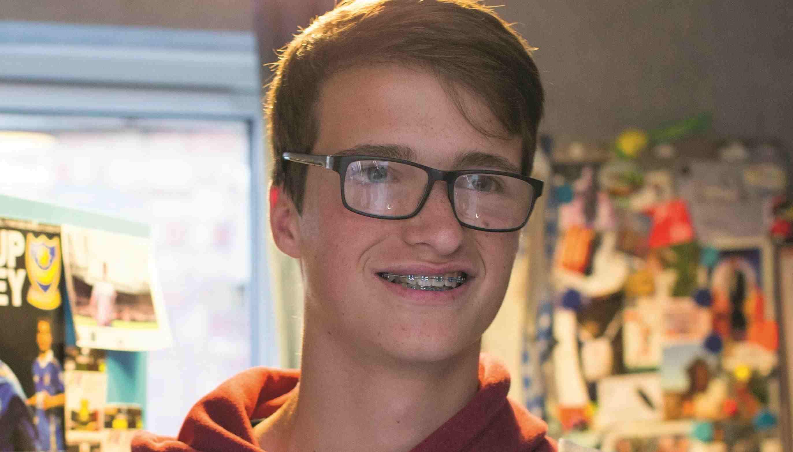 Adam was diagnosed with non-Hodgkin lymphoma in 2012 but is now in remission