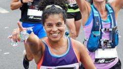 CRUK runner smiling