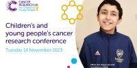 Children's and young people's cancer research conference hero image