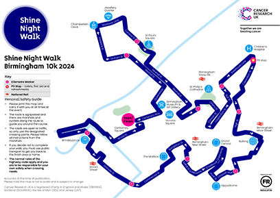 Birmingham route map