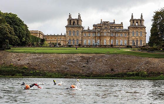 Blenheim Palace Triathlon swimmers